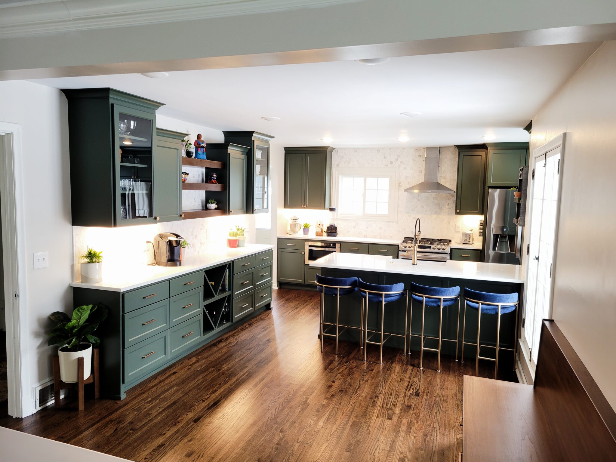 Contemporary Transitional Kitchen Remodel by Attics to Basements Building & Renovations, Inc project photo
